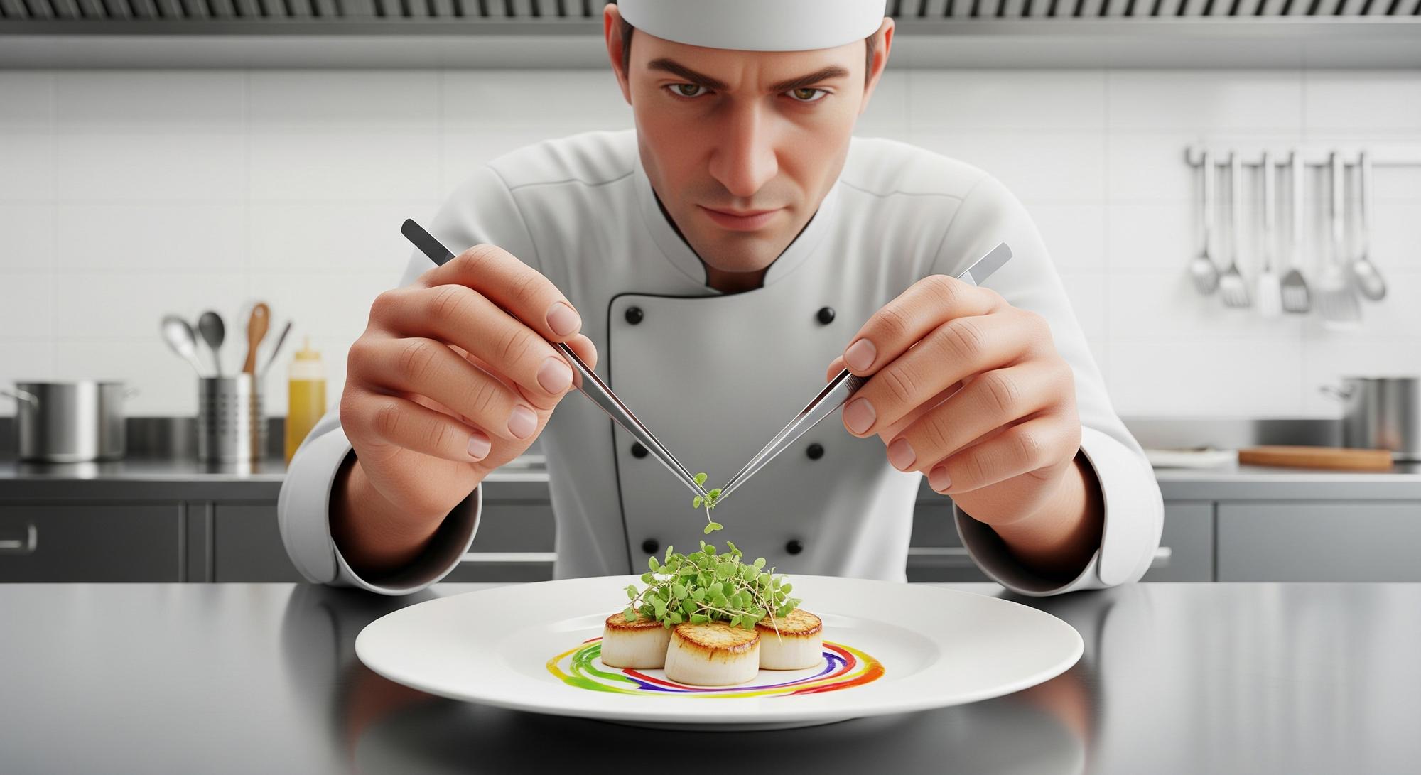 Instructor demonstrating a modern plating technique